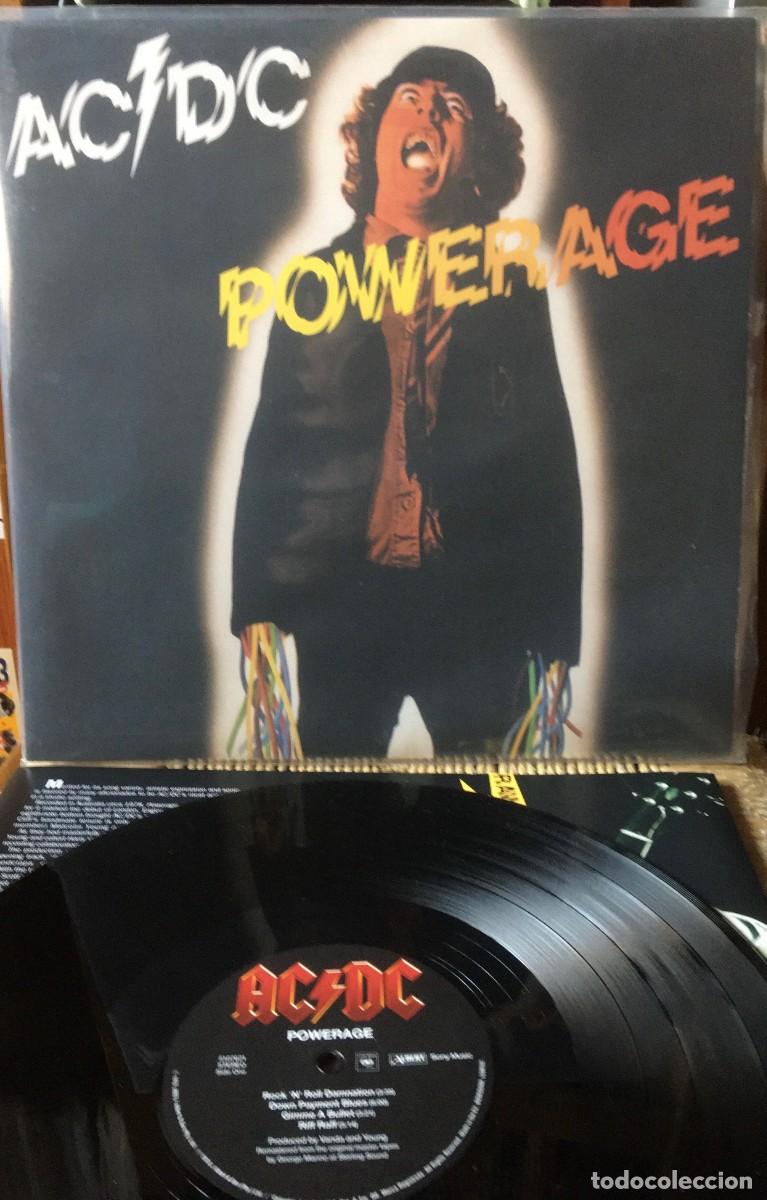 Discos de vinilo: AC/DC - POWERAGE, LP edic EU 2009 remaster - Foto 1