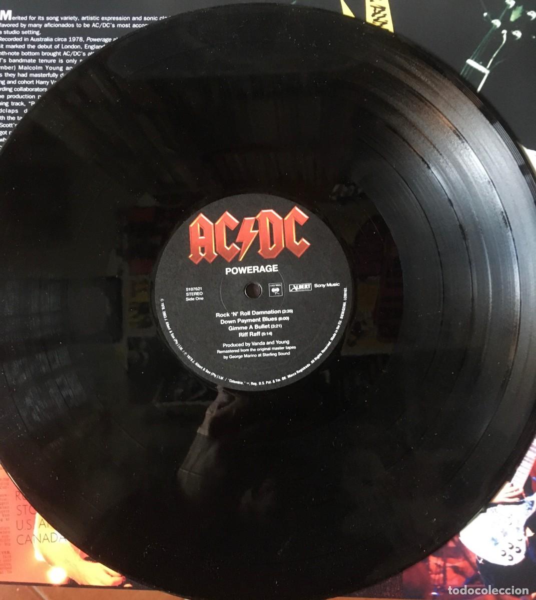 Discos de vinilo: AC/DC - POWERAGE, LP edic EU 2009 remaster - Foto 3