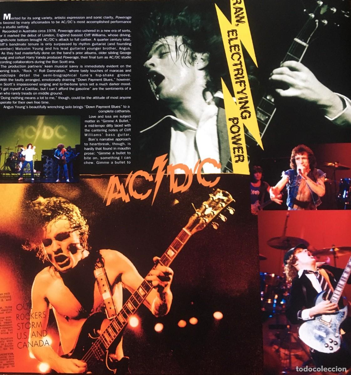 Discos de vinilo: AC/DC - POWERAGE, LP edic EU 2009 remaster - Foto 4