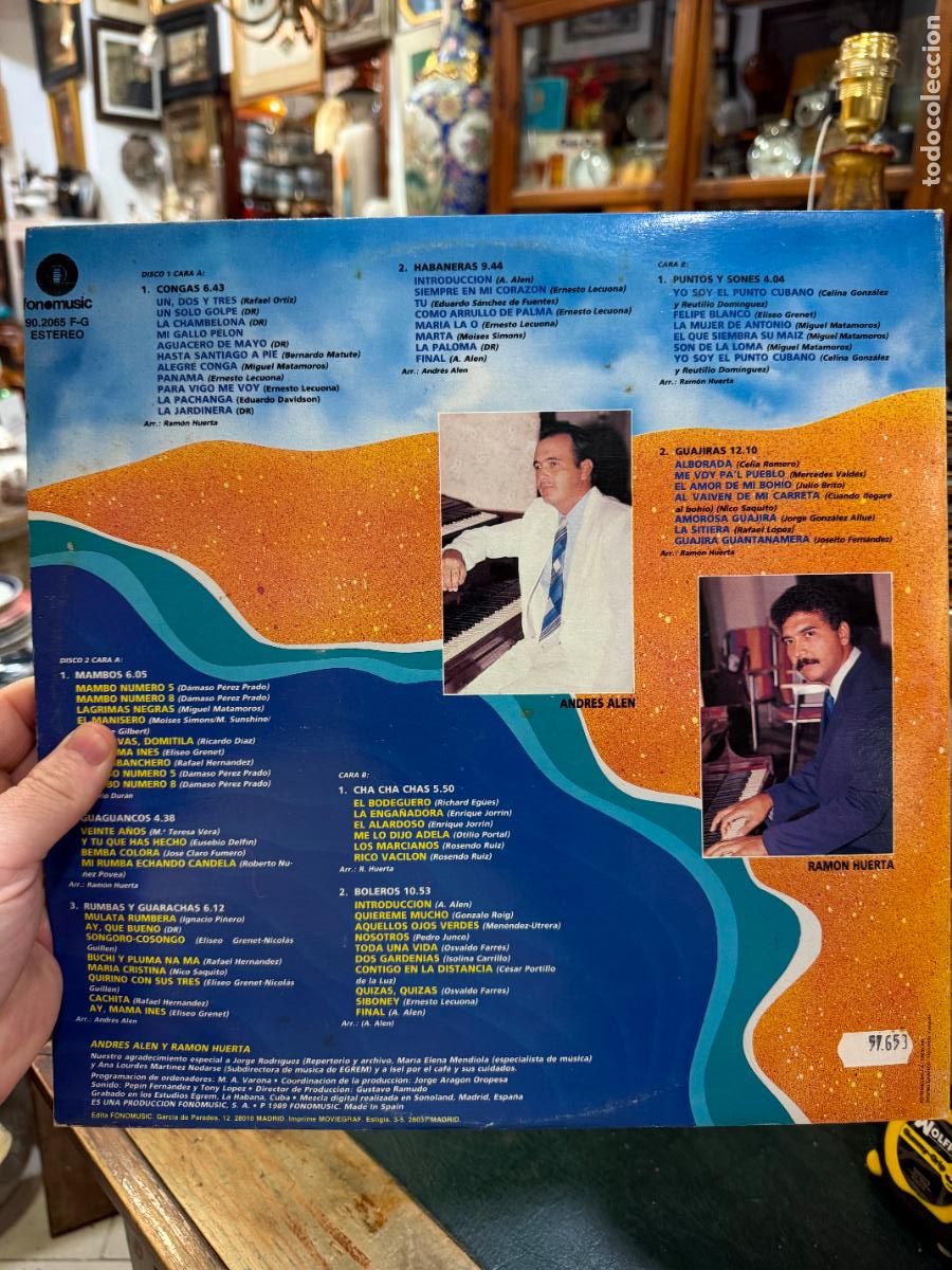 Discos de vinilo: LP CUBANISIMO - &iexcl;CALIENTE CALIENTE! - Foto 2