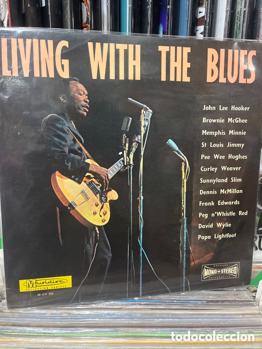 Discos de vinilo: living with the blues john lee hooker - Foto 1