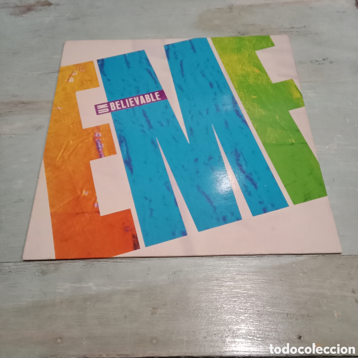Discos de vinilo: EMF - UNBELIEVABLE - MAXI-SINGLE 12&rdquo; - Foto 1