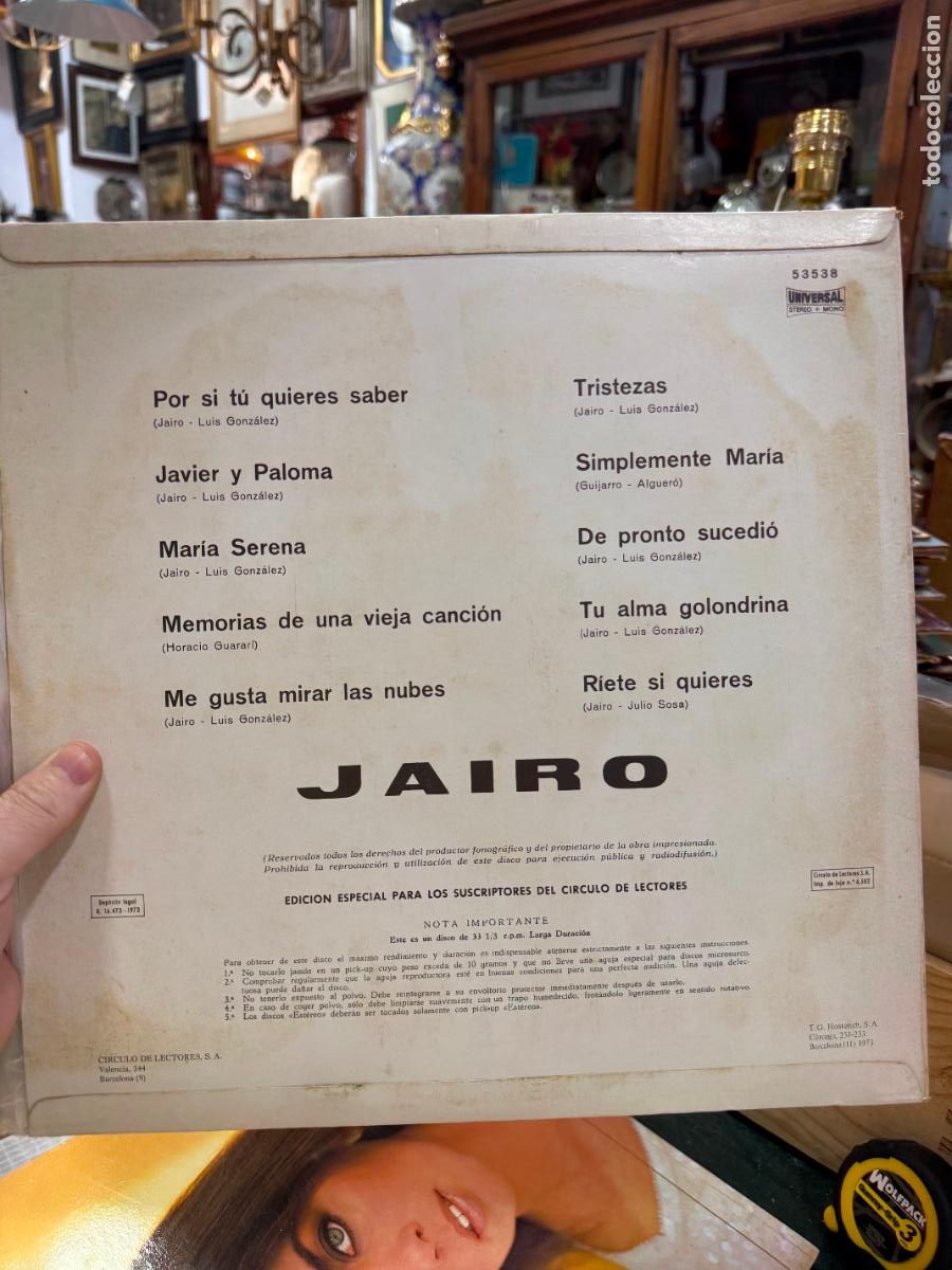Discos de vinilo: LP JAIRO ----------- - Foto 2