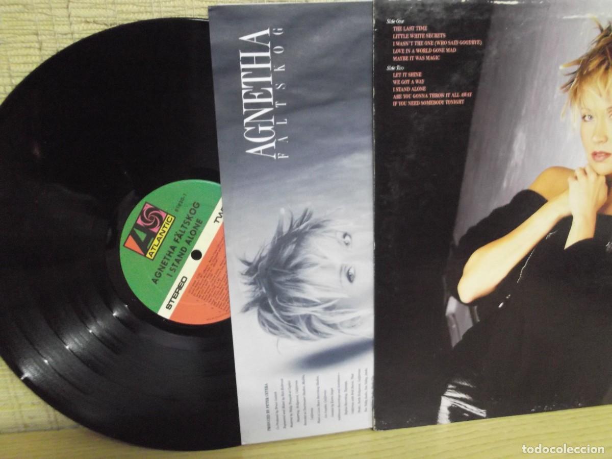 Discos de vinilo: Agnetha Faltskog - Istand Alone.LP Vinilo. Atlantic 1988 - Foto 3