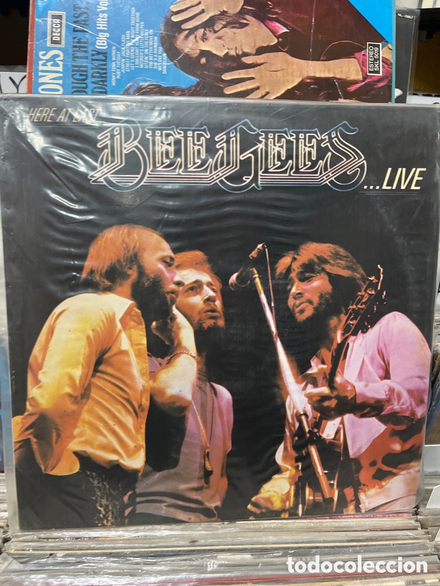 Discos de vinilo: here at last bee gees live - Foto 1
