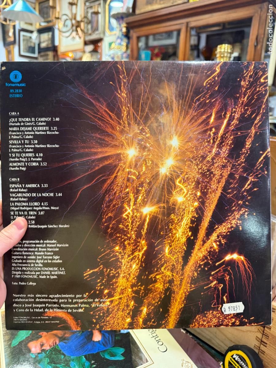 Discos de vinilo: LP ECOS DE LAS MARISMAS - CON TOFO EL ALMA - Foto 2
