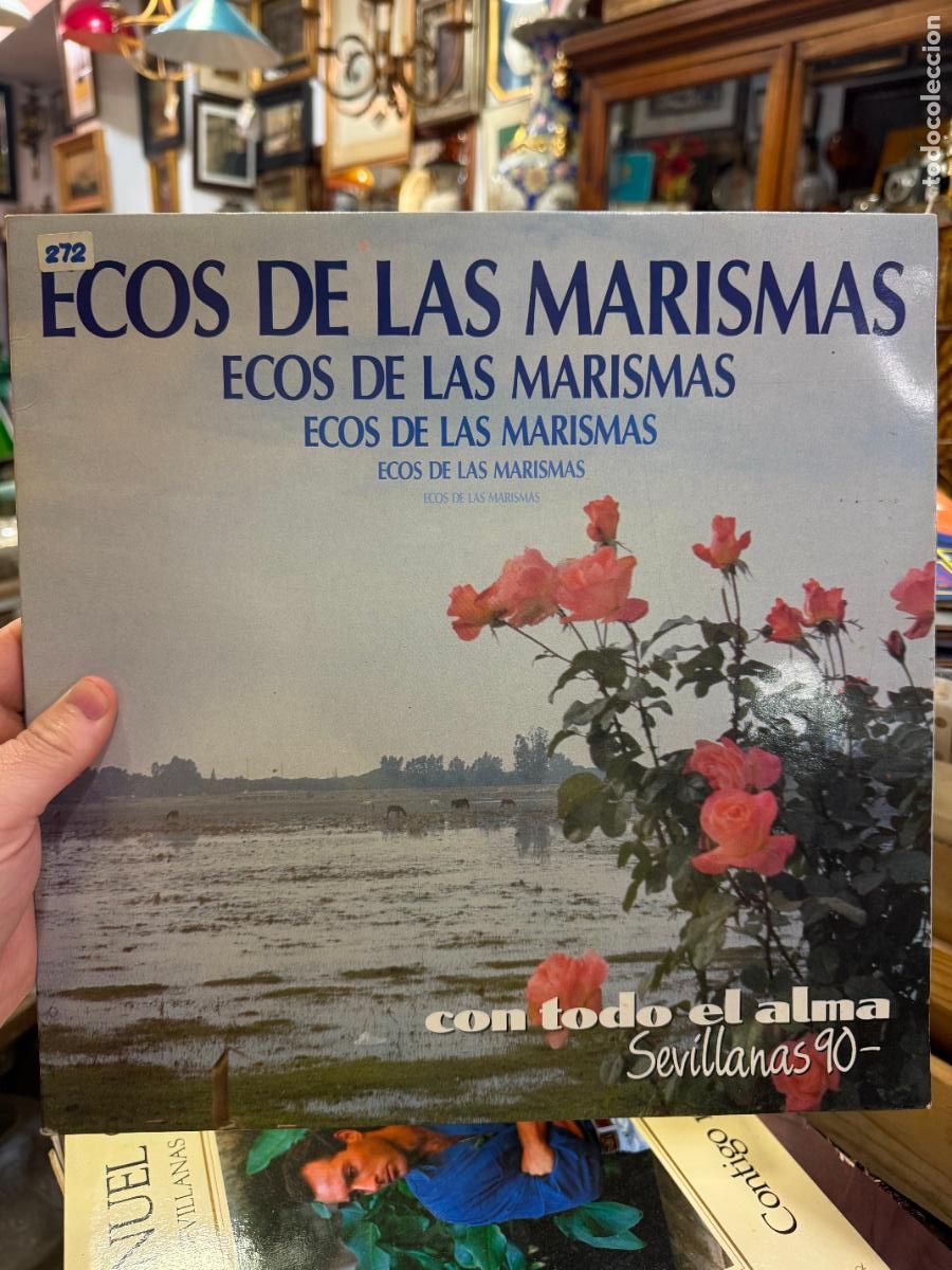 Discos de vinilo: LP ECOS DE LAS MARISMAS - CON TOFO EL ALMA - Foto 1