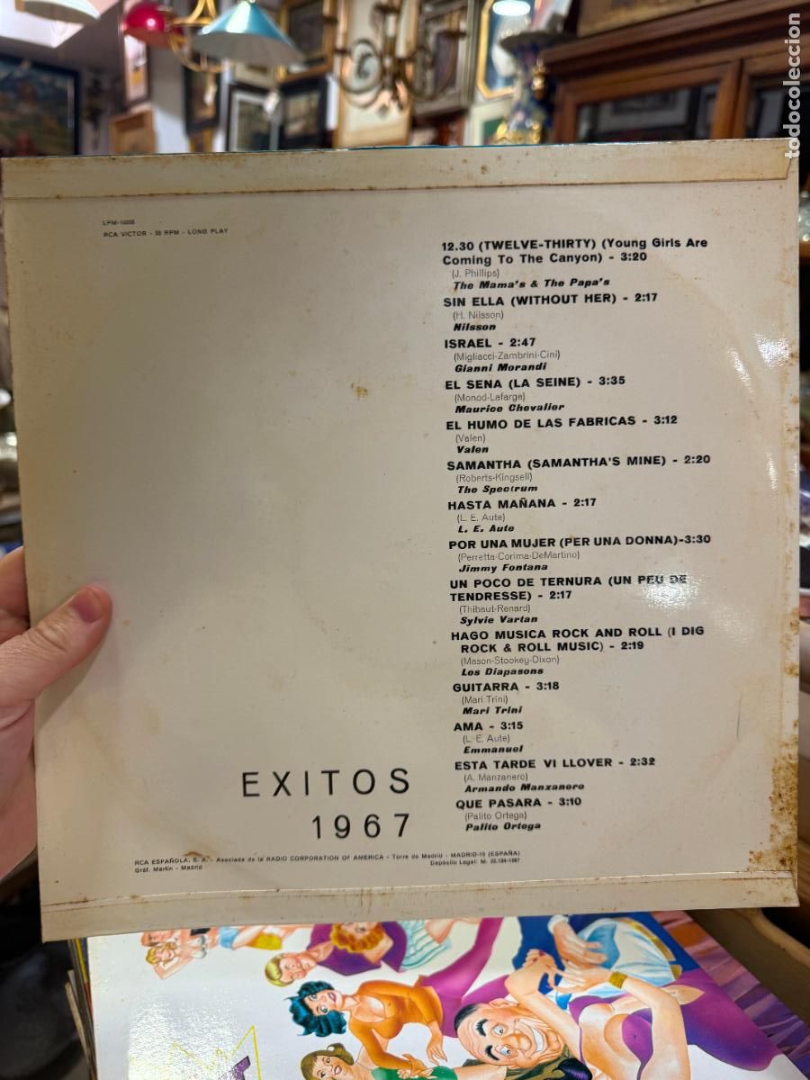 Discos de vinilo: LP EXITOS 1967 ----- - Foto 2