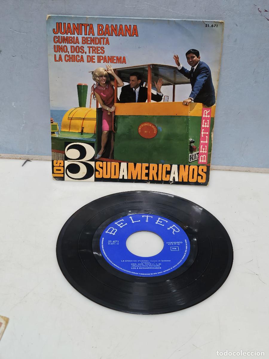 Discos de vinilo: disco de vinilo singles los 3 sudamericanos - Foto 1