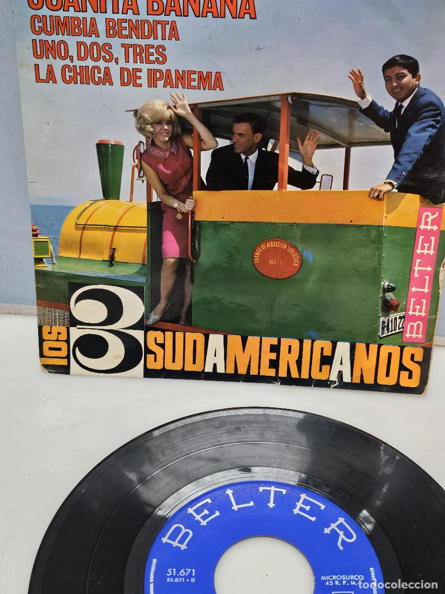 Discos de vinilo: disco de vinilo singles los 3 sudamericanos - Foto 2