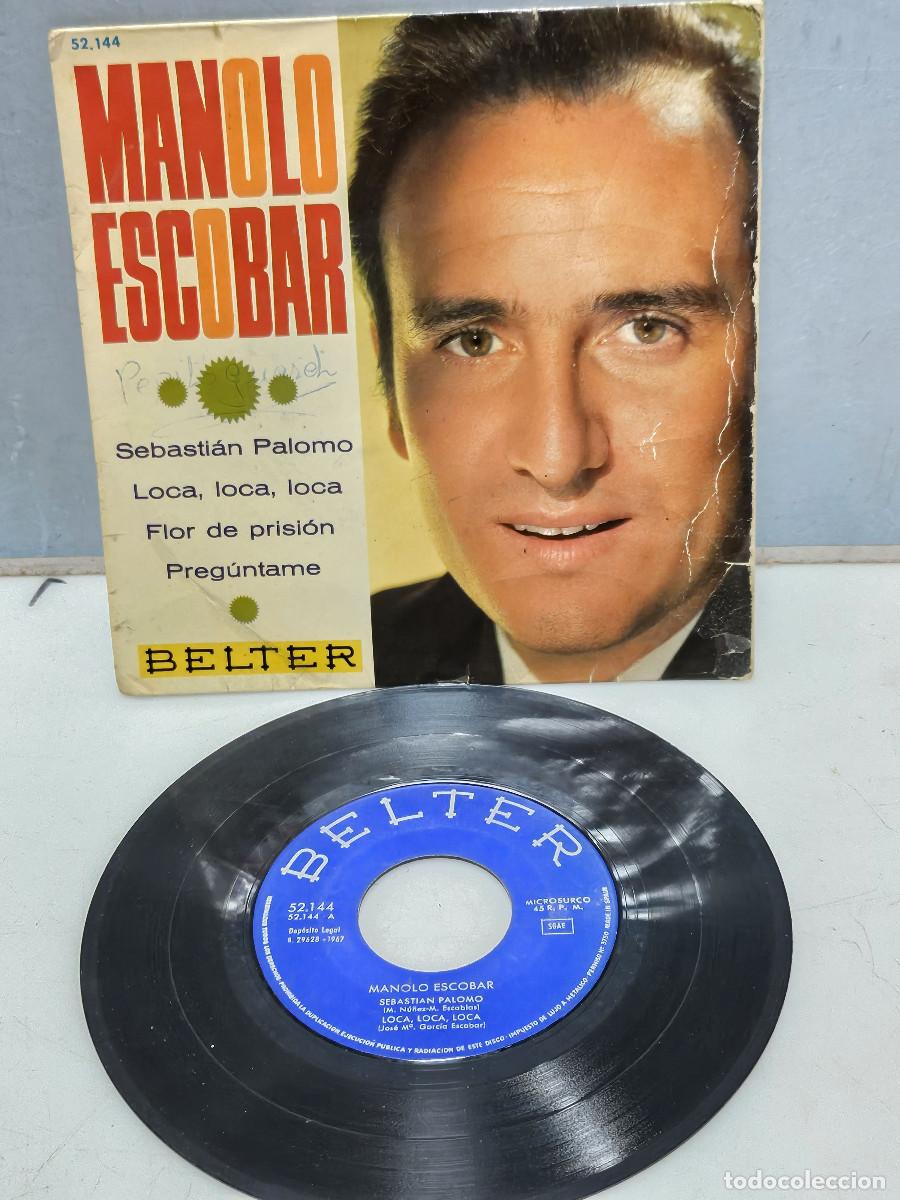 Discos de vinilo: disco de vinilo singles manolo escobar - Foto 1