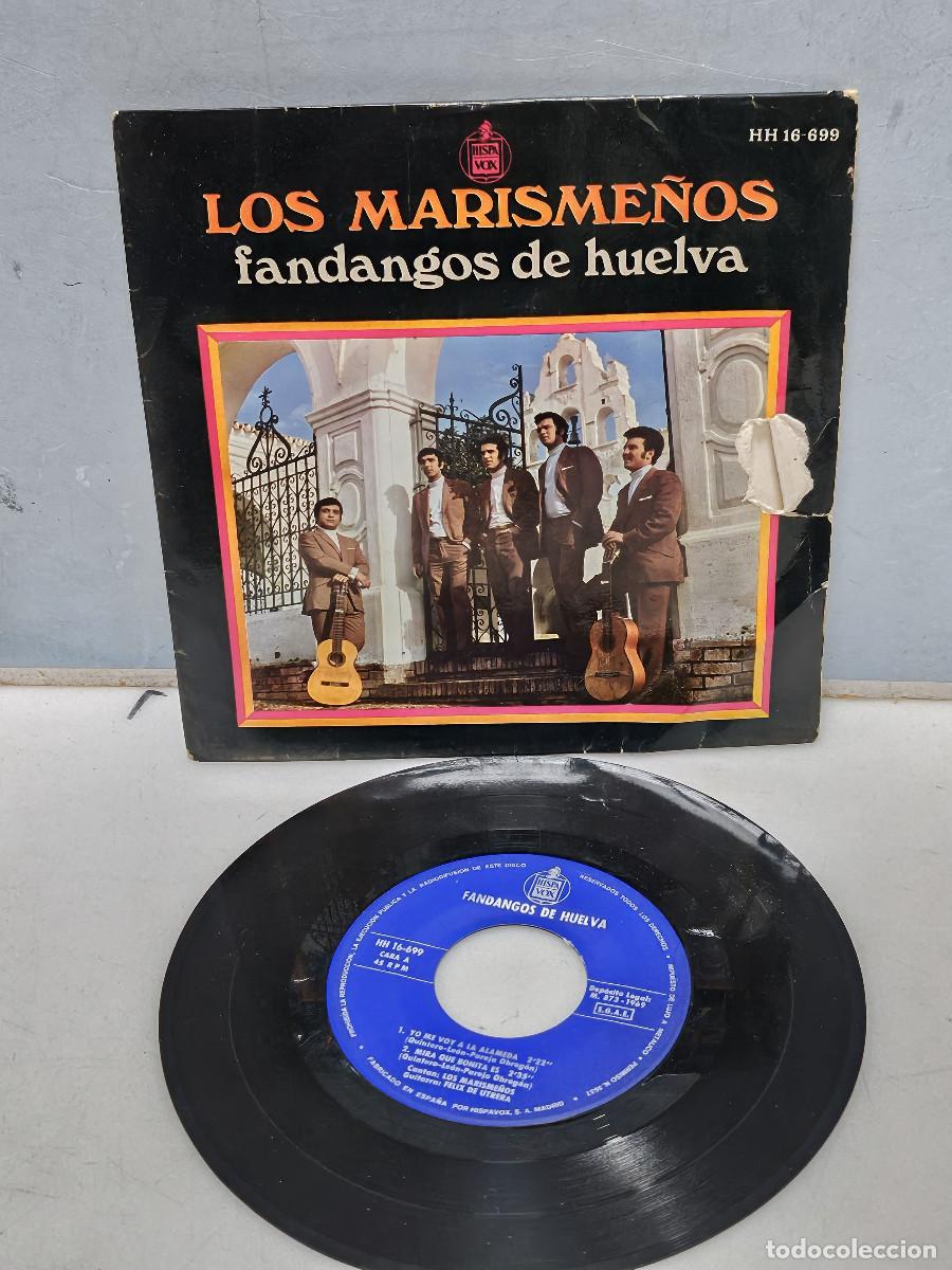Discos de vinilo: disco de vinilo singles los marisme&ntilde;o - Foto 1