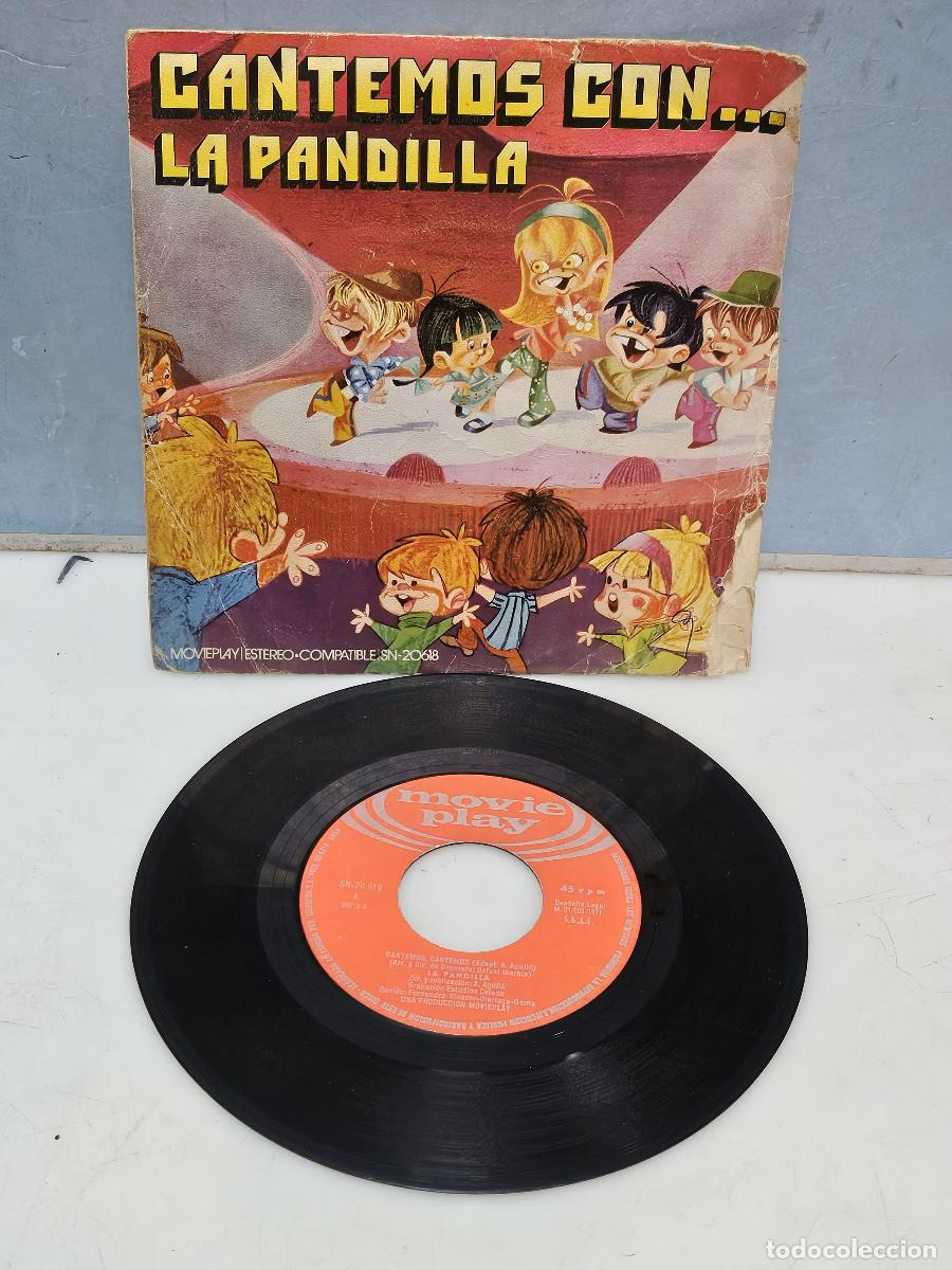 Discos de vinilo: disco de vinilo singles, canetmos con la pandilla - Foto 1