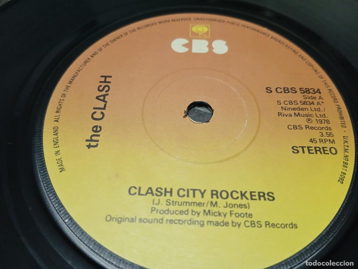 Discos de vinilo: The Clash &lrm;&ndash; Clash City Rockers- (1978) single 7&rdquo; - Foto 3