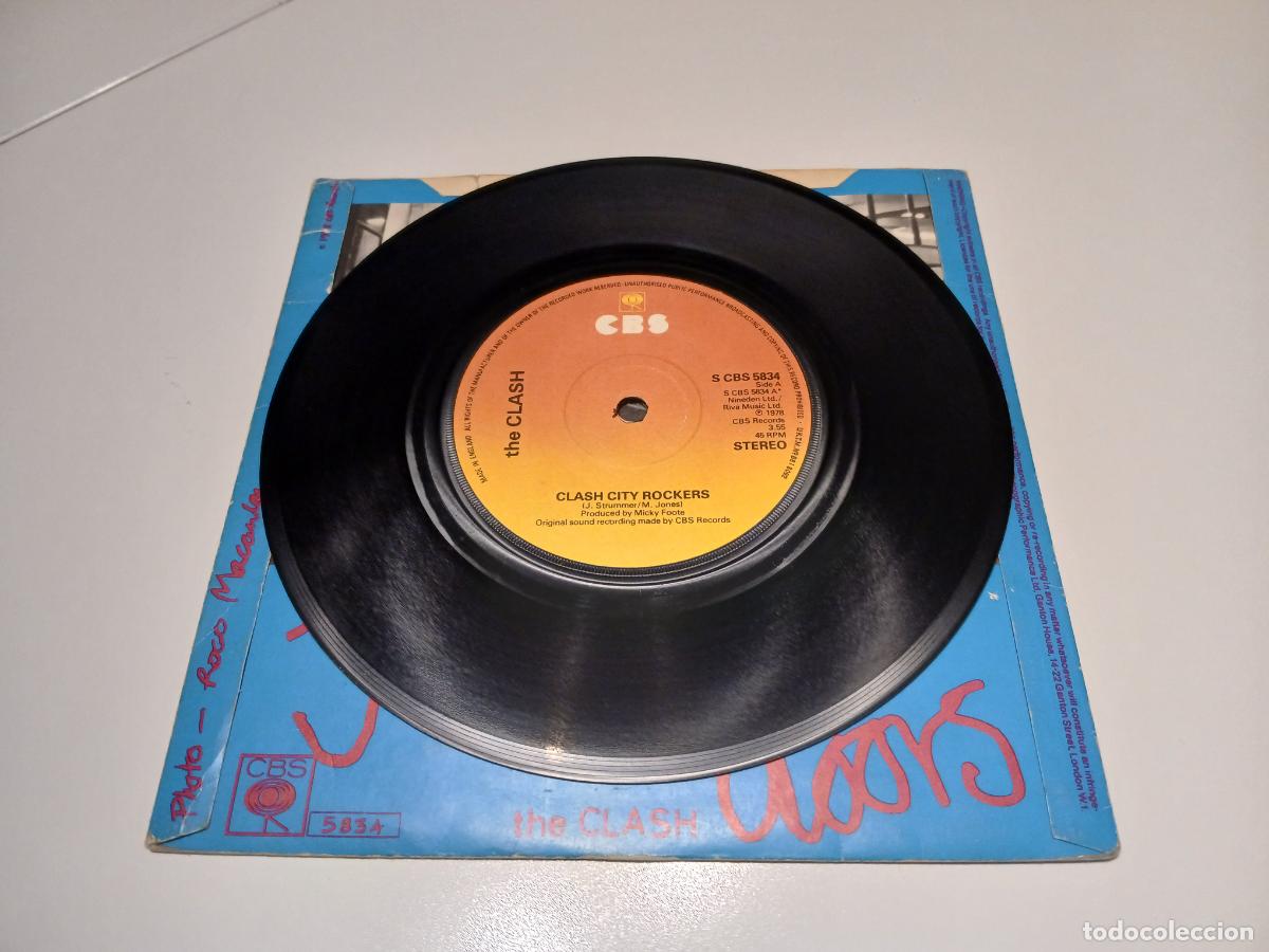 Discos de vinilo: The Clash &lrm;&ndash; Clash City Rockers- (1978) single 7&rdquo; - Foto 4