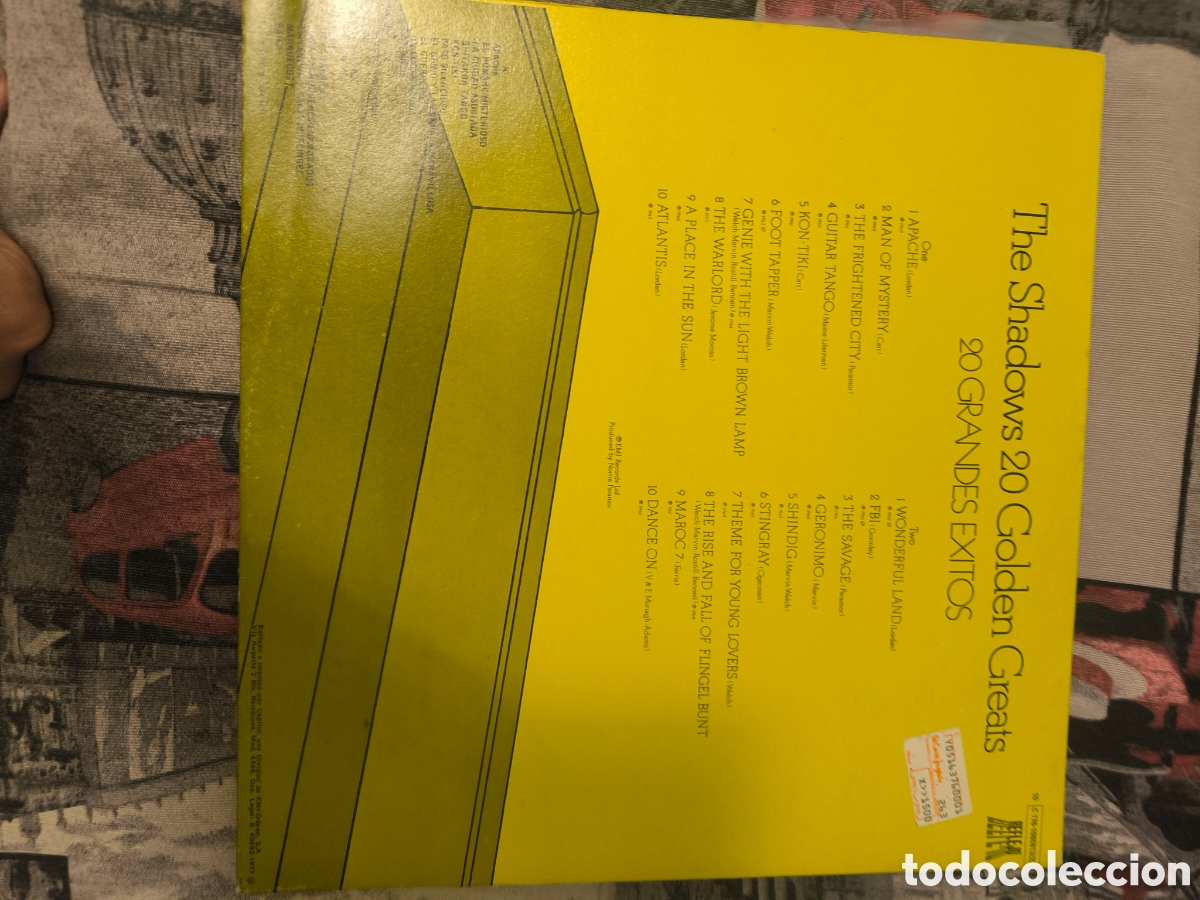 Discos de vinilo: THE SHADOWS - 20 GRANDES EXITOS - Foto 2