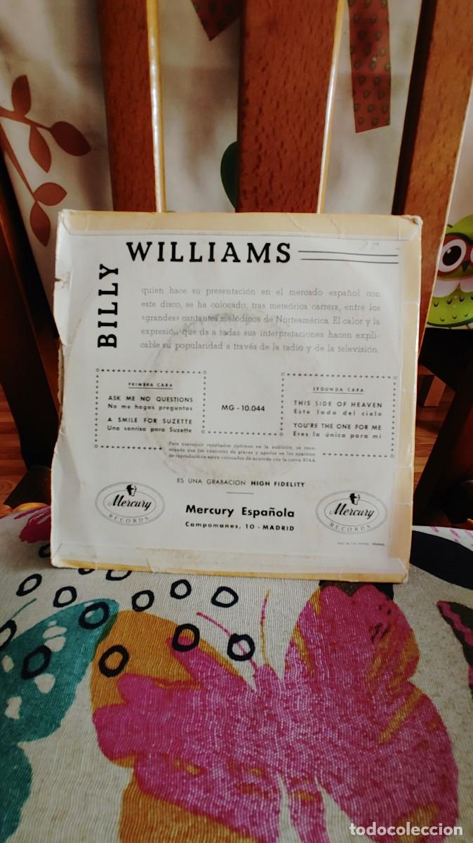 Discos de vinilo: BILLY WILLIAMS-EP ASK ME NO QUESTIONS +3 - Foto 2