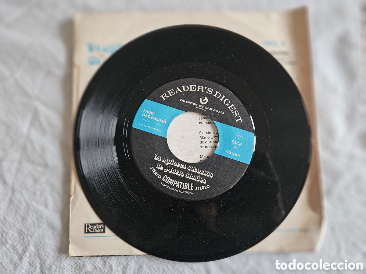 Discos de vinilo: Single Os maiores sucesos de M&aacute;rio Sim&otilde;es - Foto 2