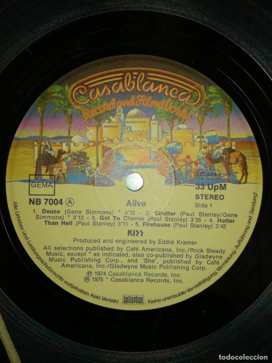 Discos de vinilo: KISS-ALIVE-CASABLANCA - Foto 4
