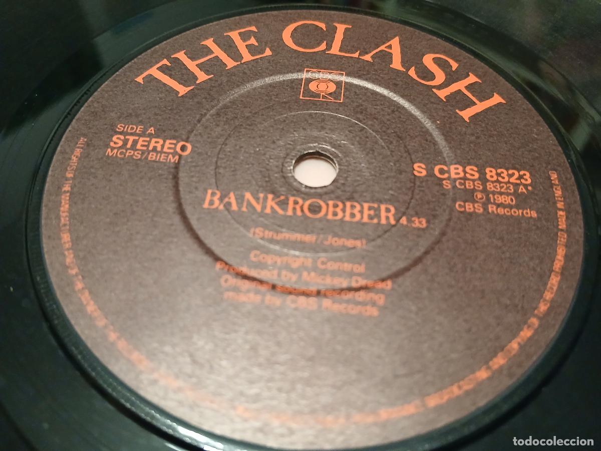 Discos de vinilo: The Clash &ndash; Bankrobber- (1980) single 7&rdquo; - Foto 3