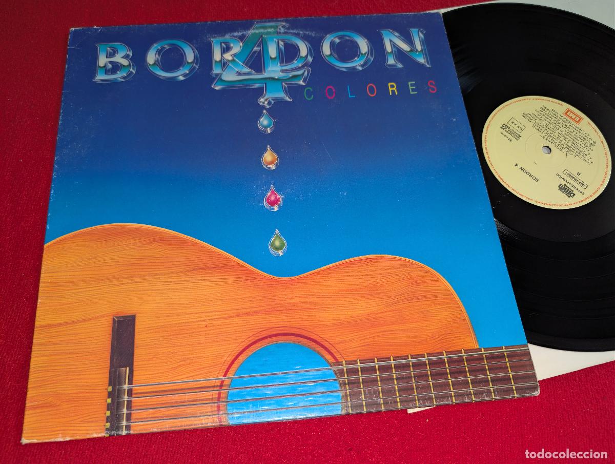 Discos de vinilo: BORDON4 BORDON 4 Colores LP 1988 EMI - Foto 1