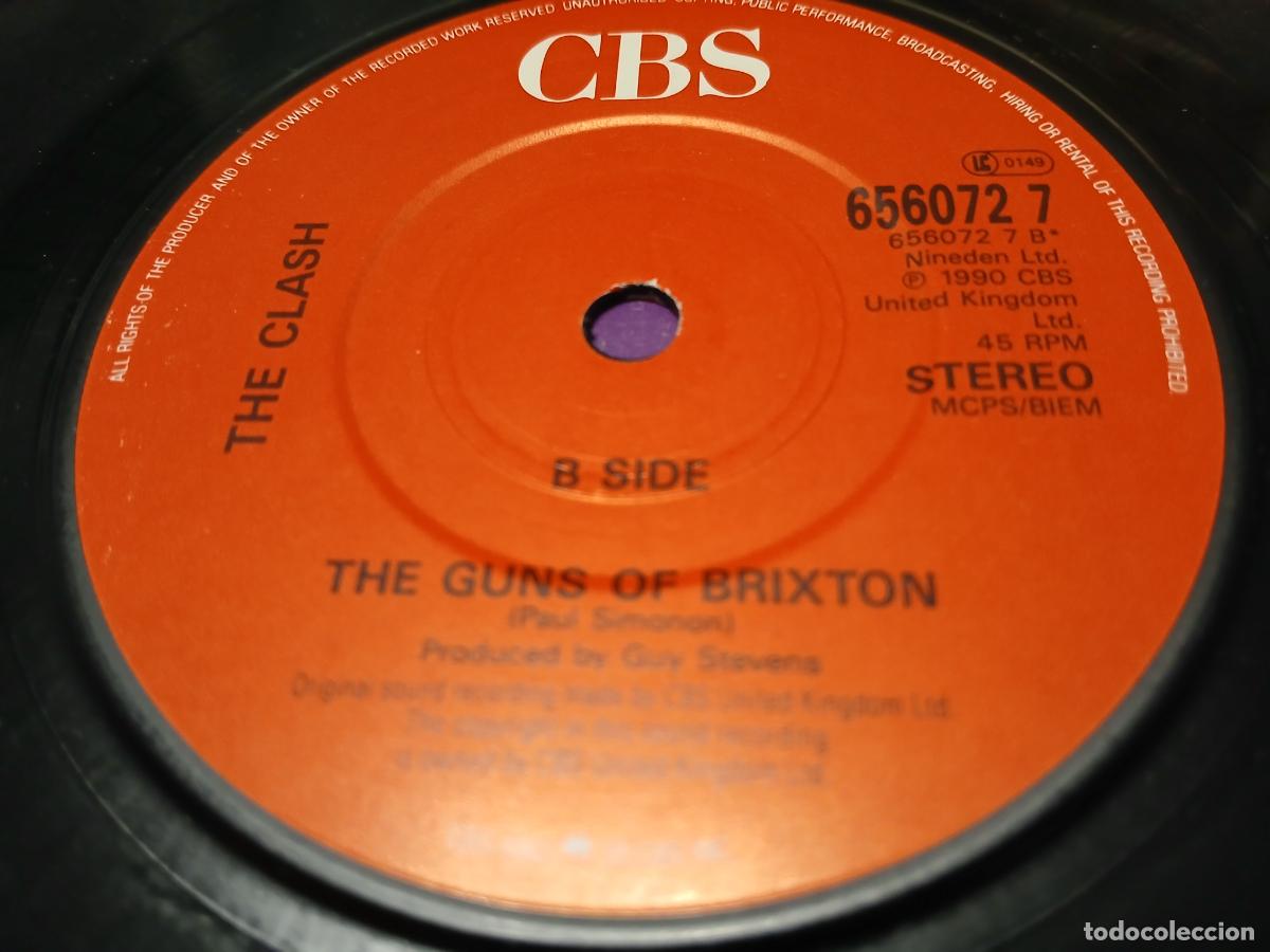Discos de vinilo: The Clash &ndash; Return To Brixton- (1990) single 7&rdquo; - Foto 2