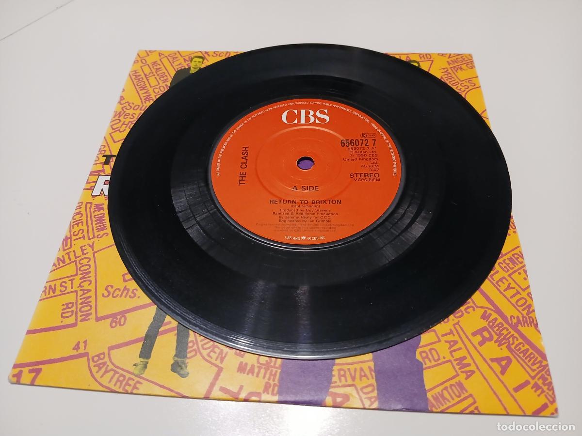 Discos de vinilo: The Clash &ndash; Return To Brixton- (1990) single 7&rdquo; - Foto 4
