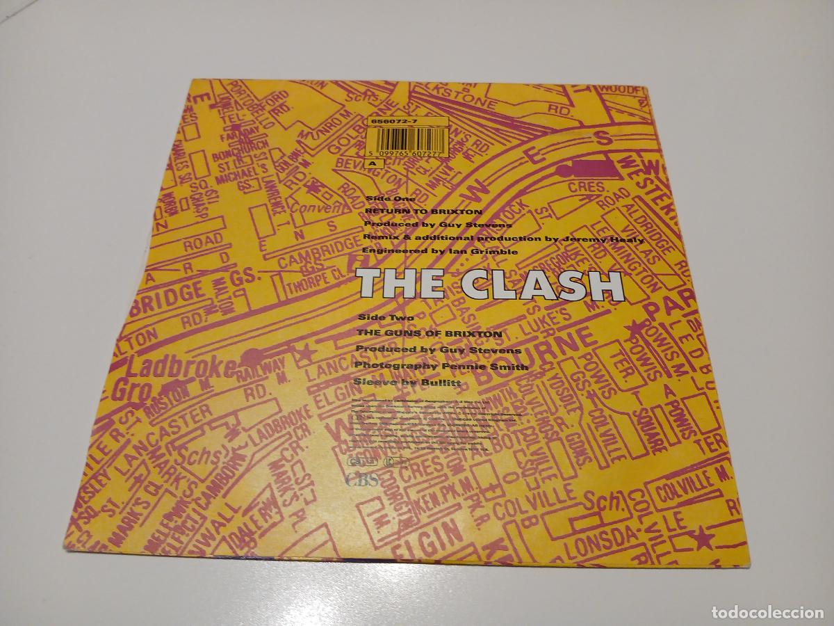 Discos de vinilo: The Clash &ndash; Return To Brixton- (1990) single 7&rdquo; - Foto 5