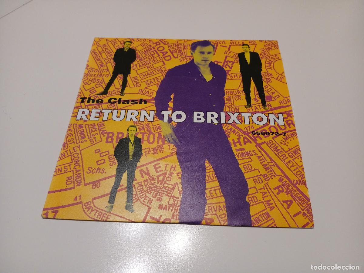 Discos de vinilo: The Clash &ndash; Return To Brixton- (1990) single 7&rdquo; - Foto 1