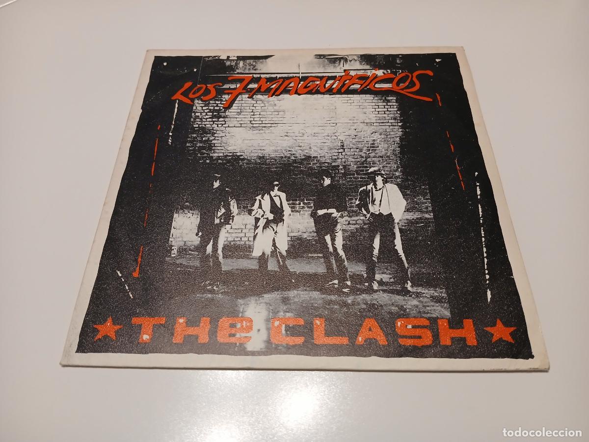 Discos de vinilo: The Clash &ndash; Los 7 Magnificos- (1981) single 7&rdquo; - Foto 1