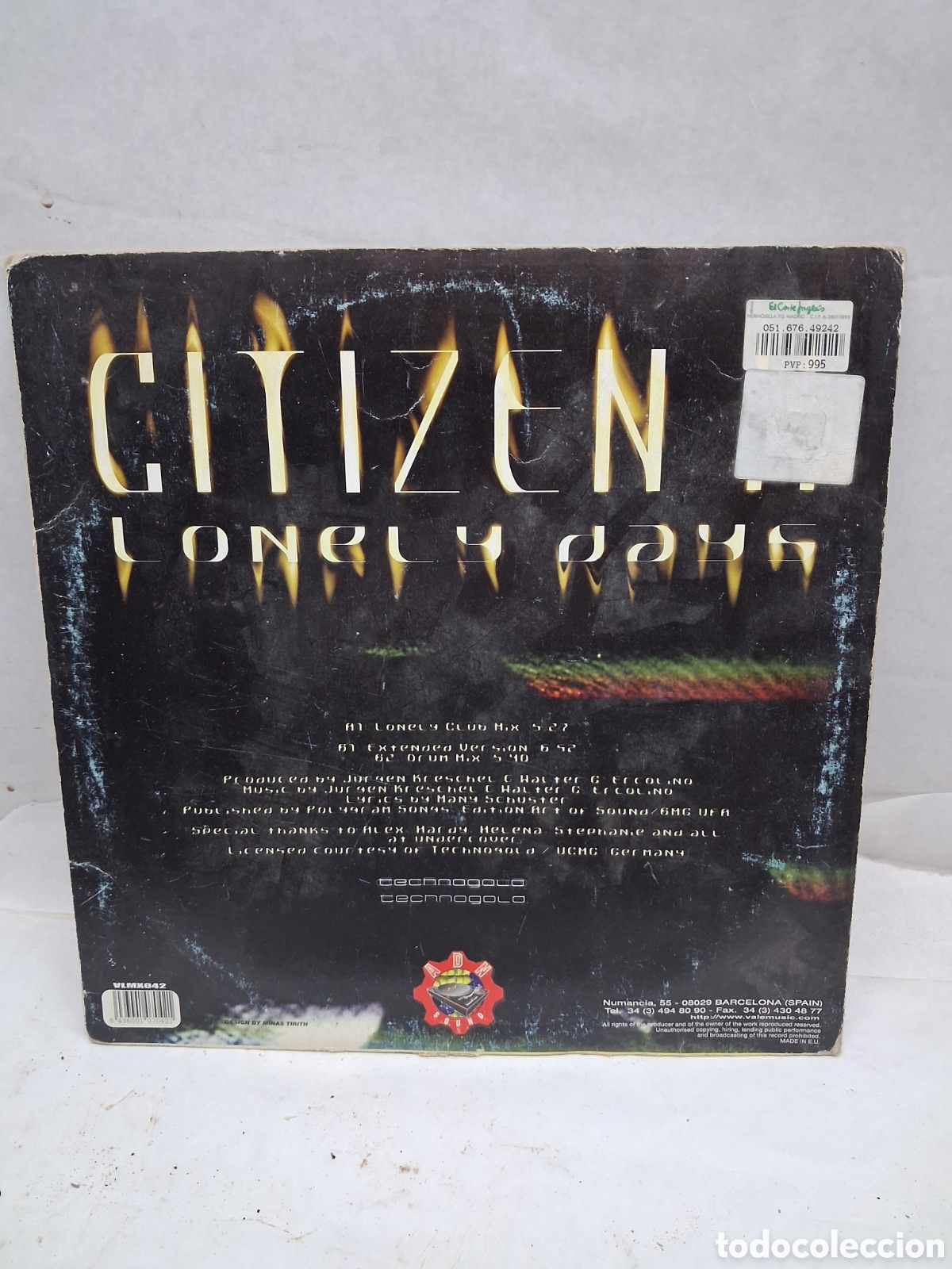 Discos de vinilo: Citizen x Lonely Days - Foto 2