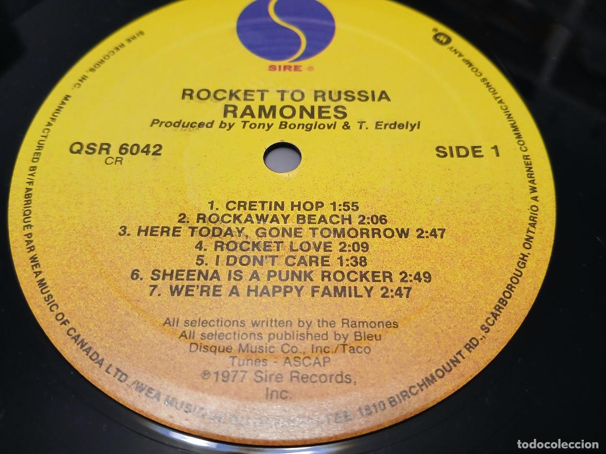 Discos de vinilo: Ramones &ndash; Rocket To Russia- LP disco vinilo - Foto 3