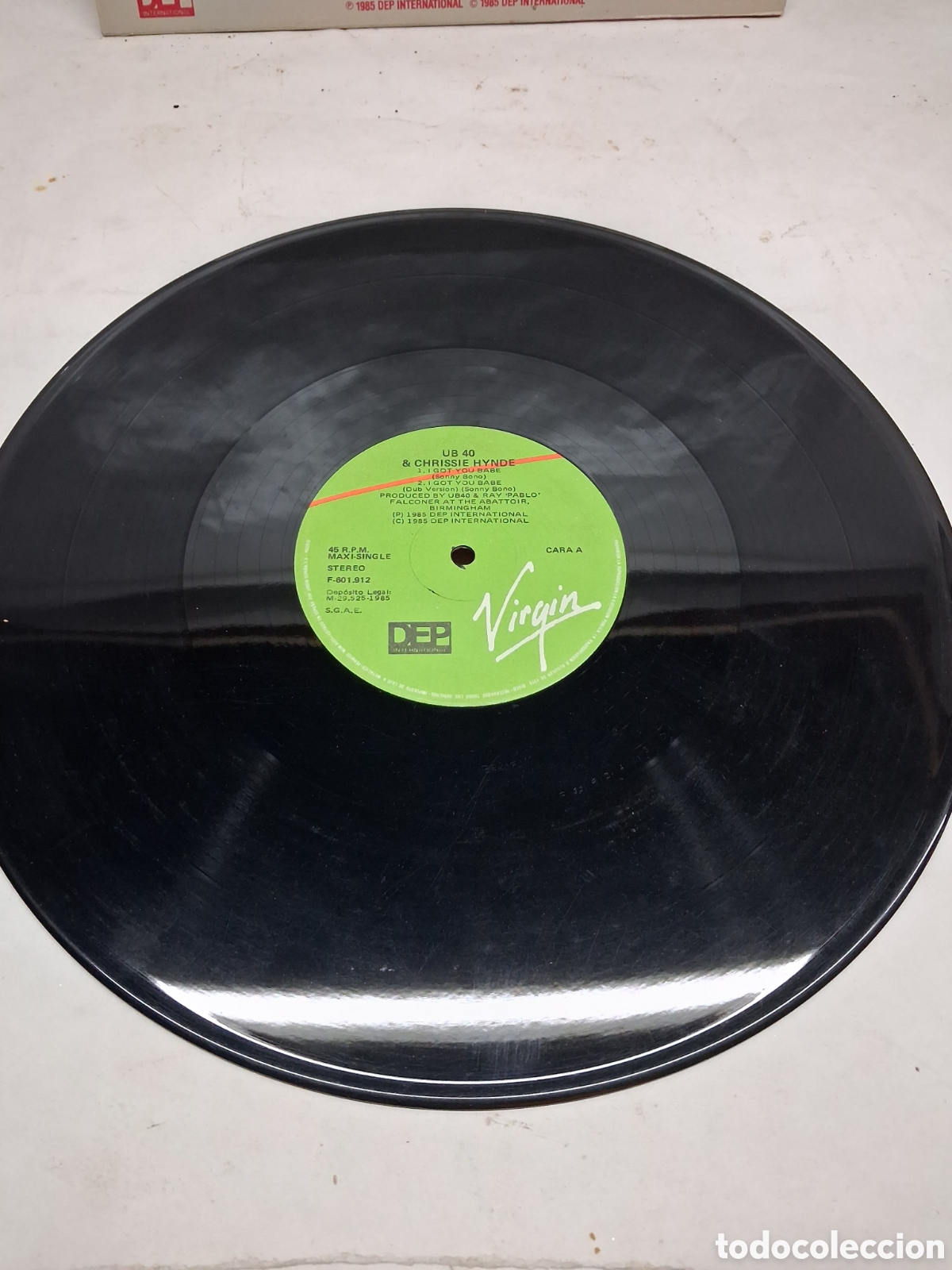 Discos de vinilo: UB40 I got you babe maxi single - Foto 3
