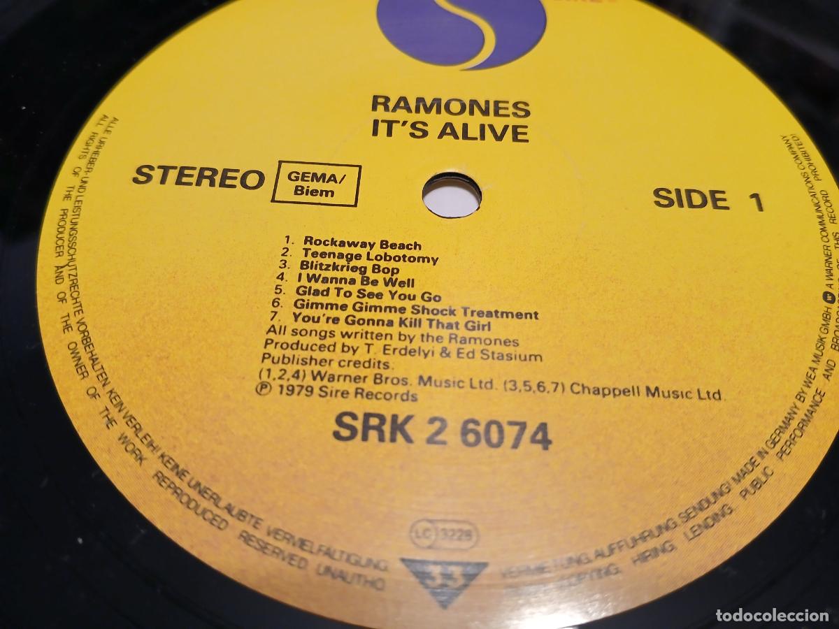 Discos de vinilo: Ramones &ndash; Its Alive- 2 X LP disco vinilo - Foto 2