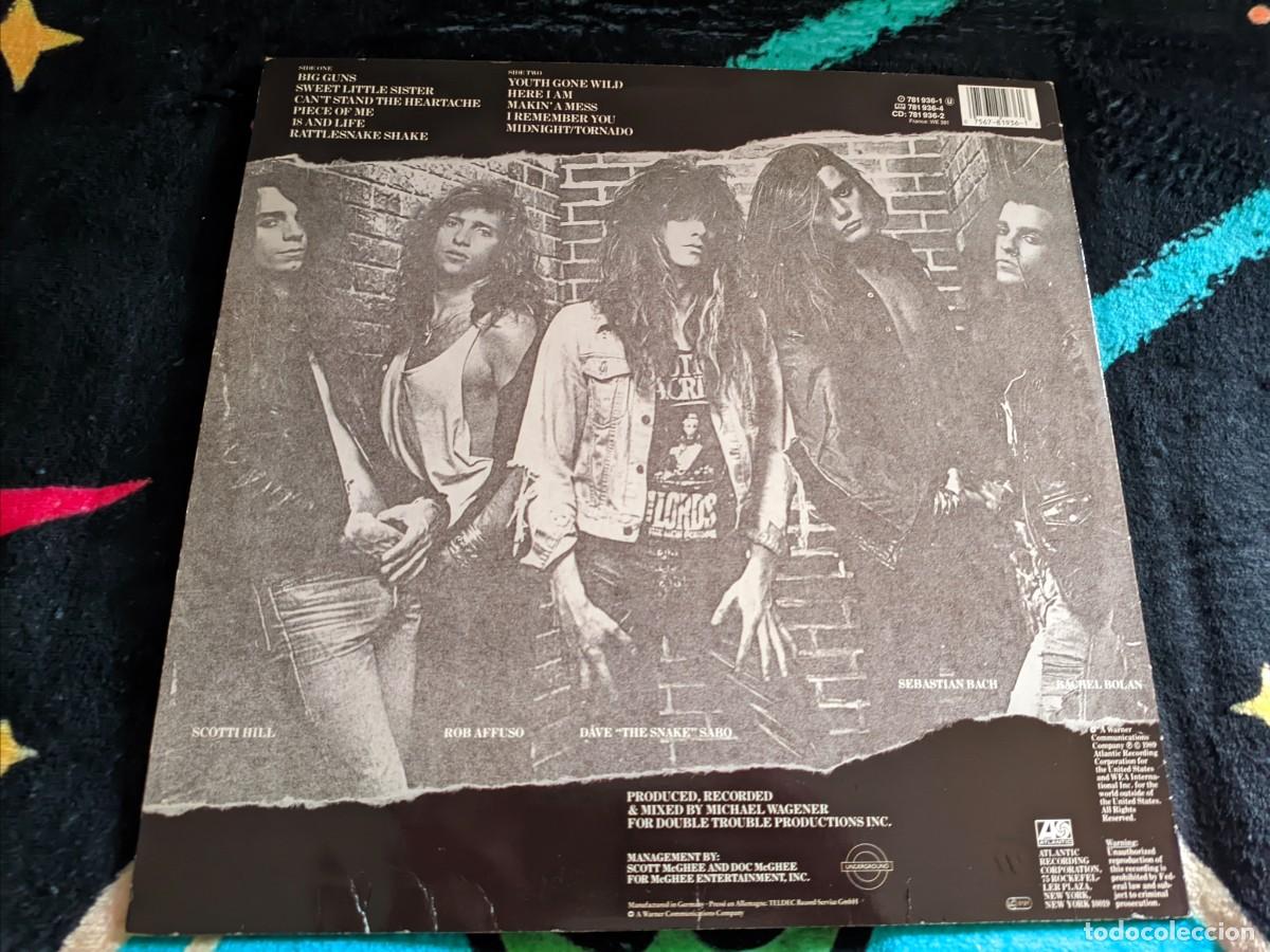 Discos de vinilo: // Skid Row - Atl&aacute;ntic Germany 1989 - Foto 2
