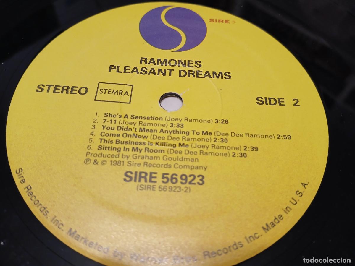 Discos de vinilo: Ramones &ndash; Pleasant Dreams- (1981) LP disco vinilo - Foto 3