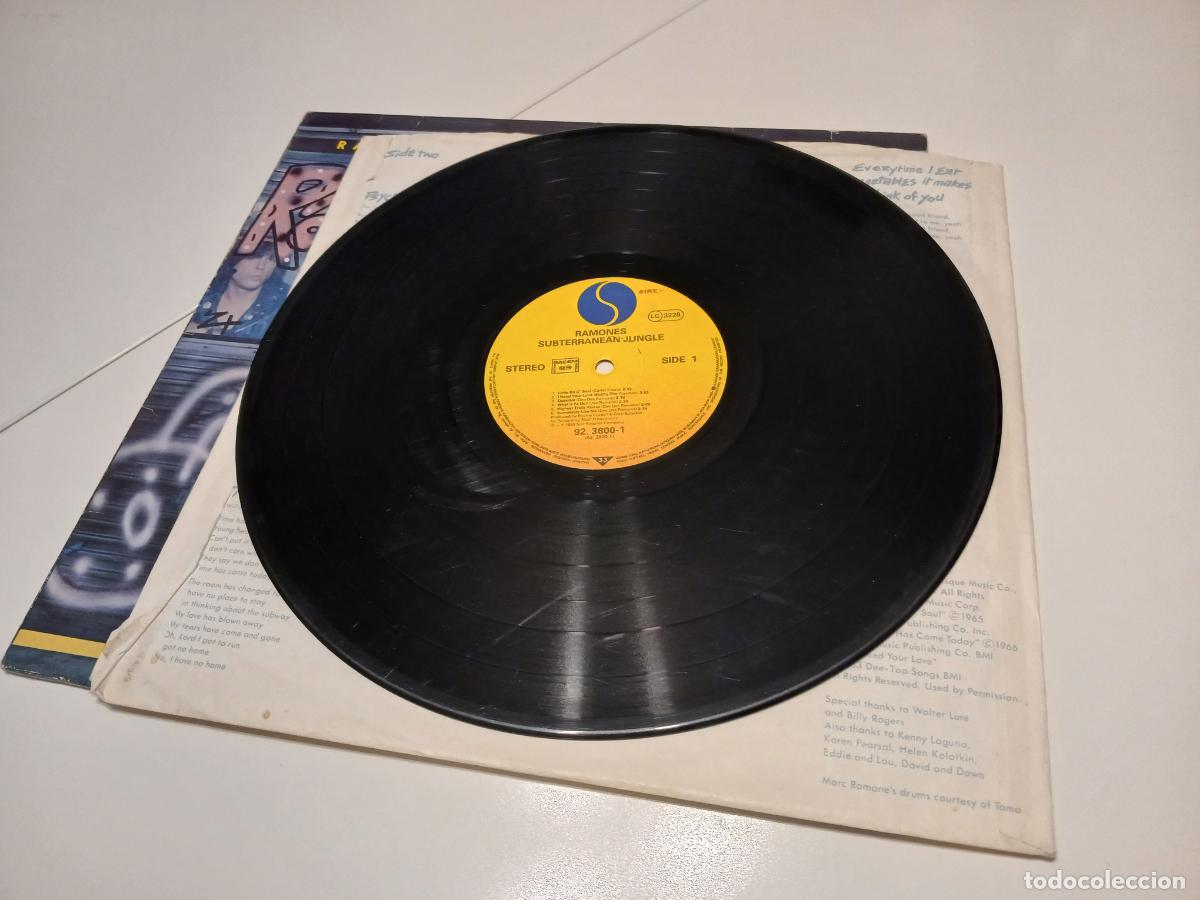 Discos de vinilo: Ramones &lrm;&ndash; Subterranean Jungle- (1983) LP disco vinilo - Foto 4