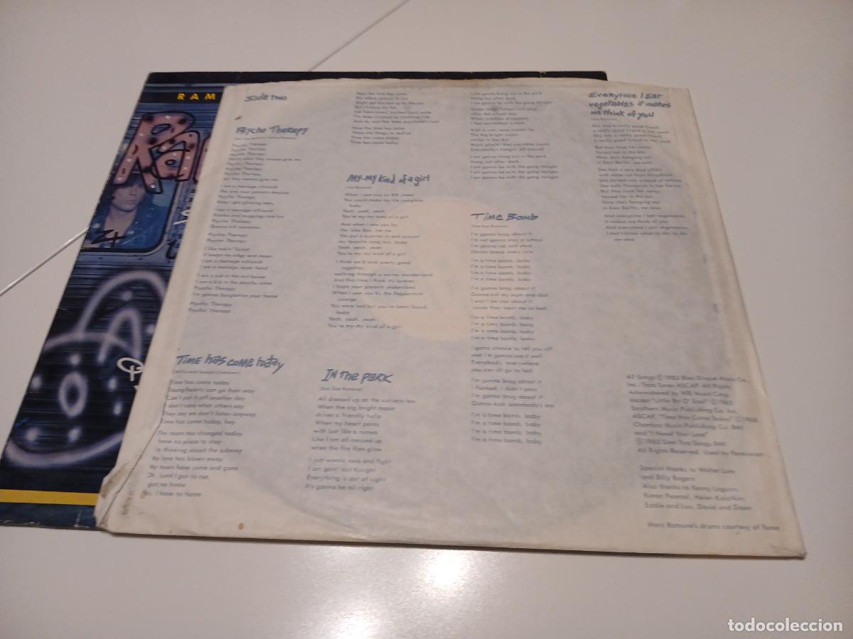 Discos de vinilo: Ramones &lrm;&ndash; Subterranean Jungle- (1983) LP disco vinilo - Foto 5