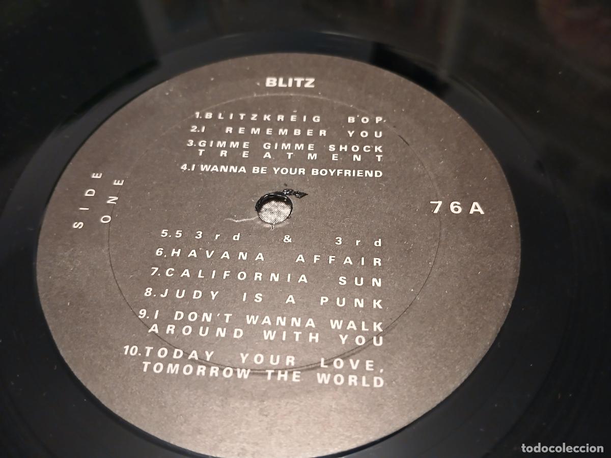 Discos de vinilo: Ramones &ndash; Blitzkrieg 76- (1989) LP disco vinilo - Foto 2
