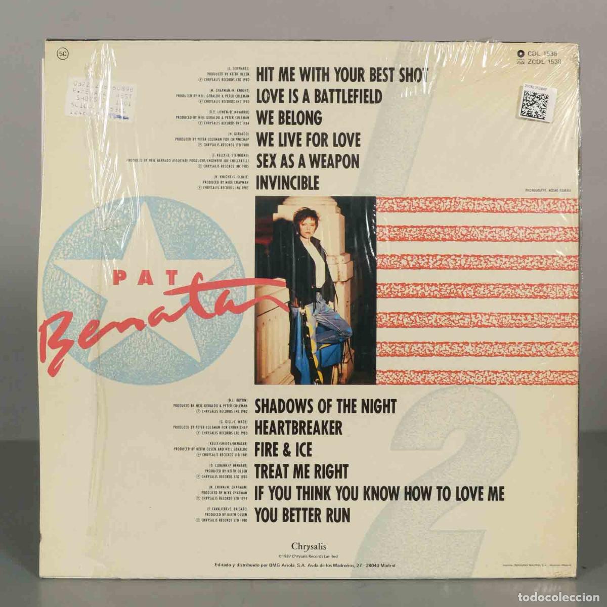 Discos de vinilo: LP. Pat Benatar &ndash; Best Shots - Foto 2