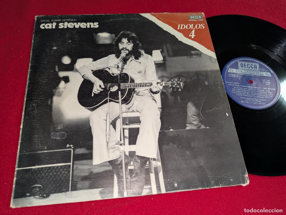 Discos de vinilo: CAT STEVENS Idolos num.4 LP 1978 Decca ESPA&Ntilde;A SPAIN - Foto 1