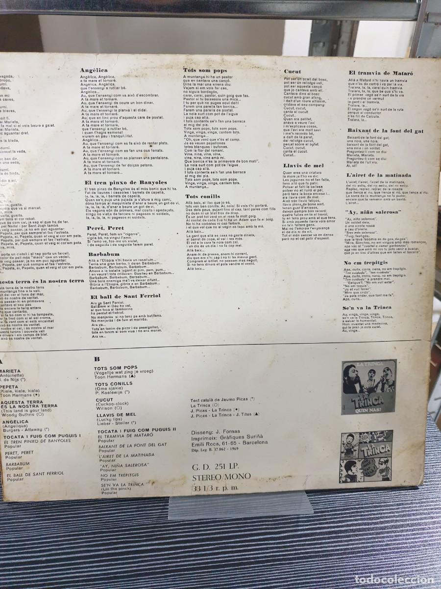 Discos de vinilo: La Trinca &ndash; Mort De Gana - Foto 2