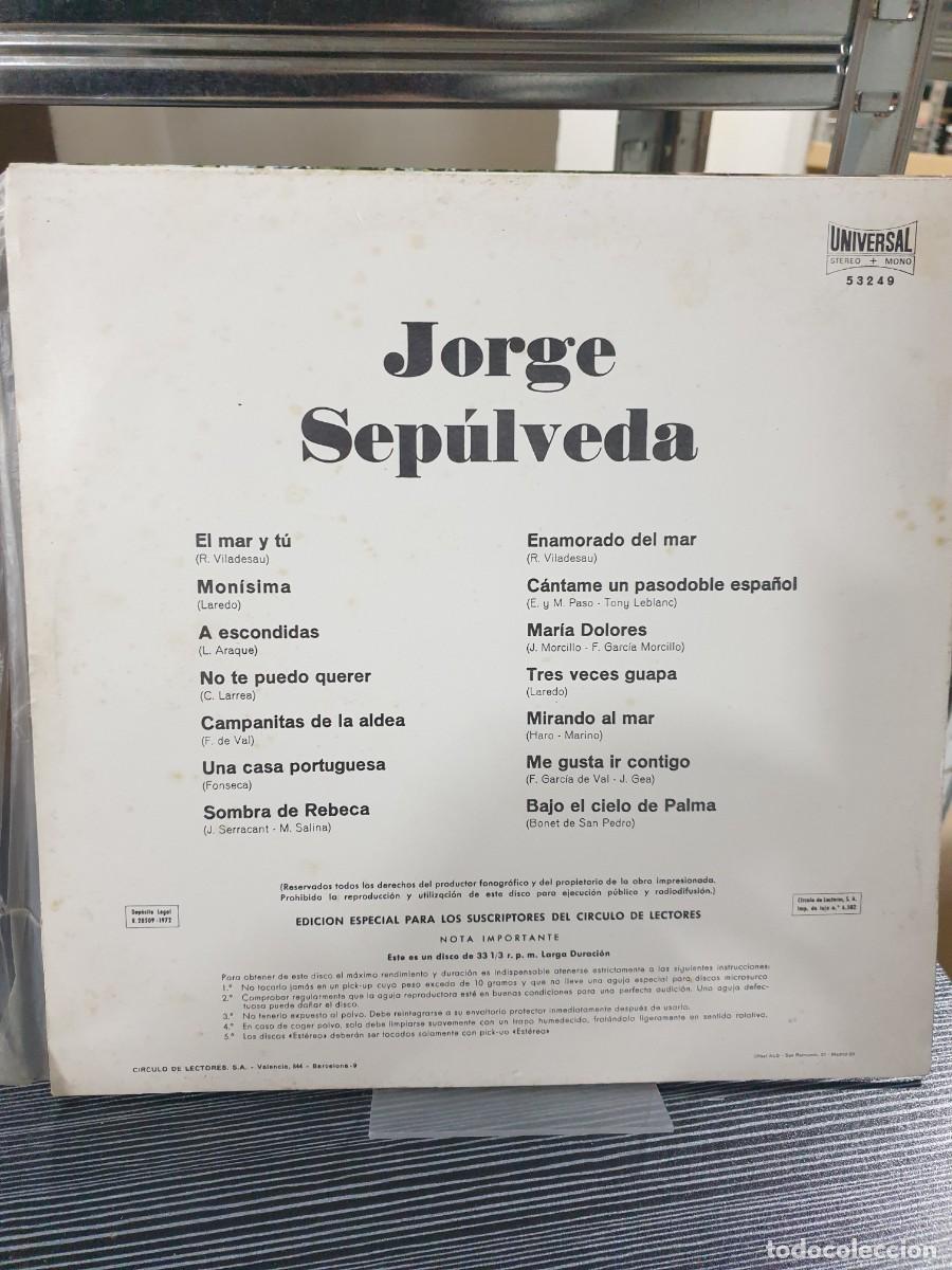 Discos de vinilo: Jorge Sep&uacute;lveda &ndash; Jorge Sepulveda - Foto 2