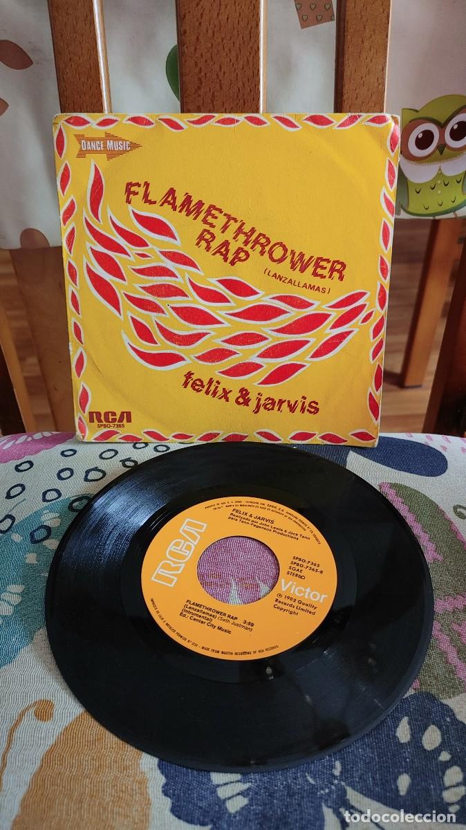 Discos de vinilo: FELIX & JARVIS-SINGLE FLAMETHROWER - Foto 1