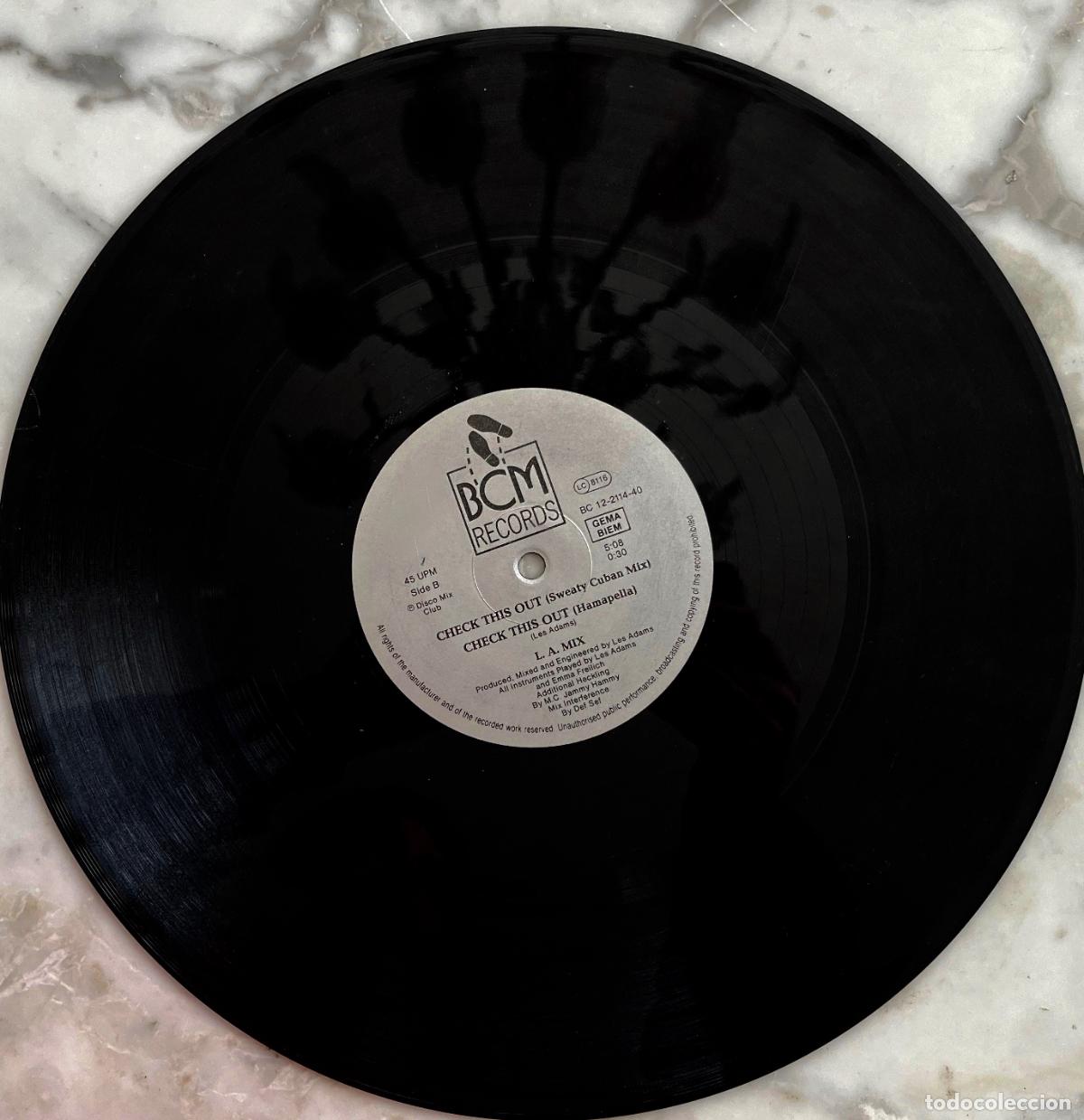 Discos de vinilo: L.A. MIX CHECK THIS OUT. MAXI SINGLE 4 TEMAS - Foto 2