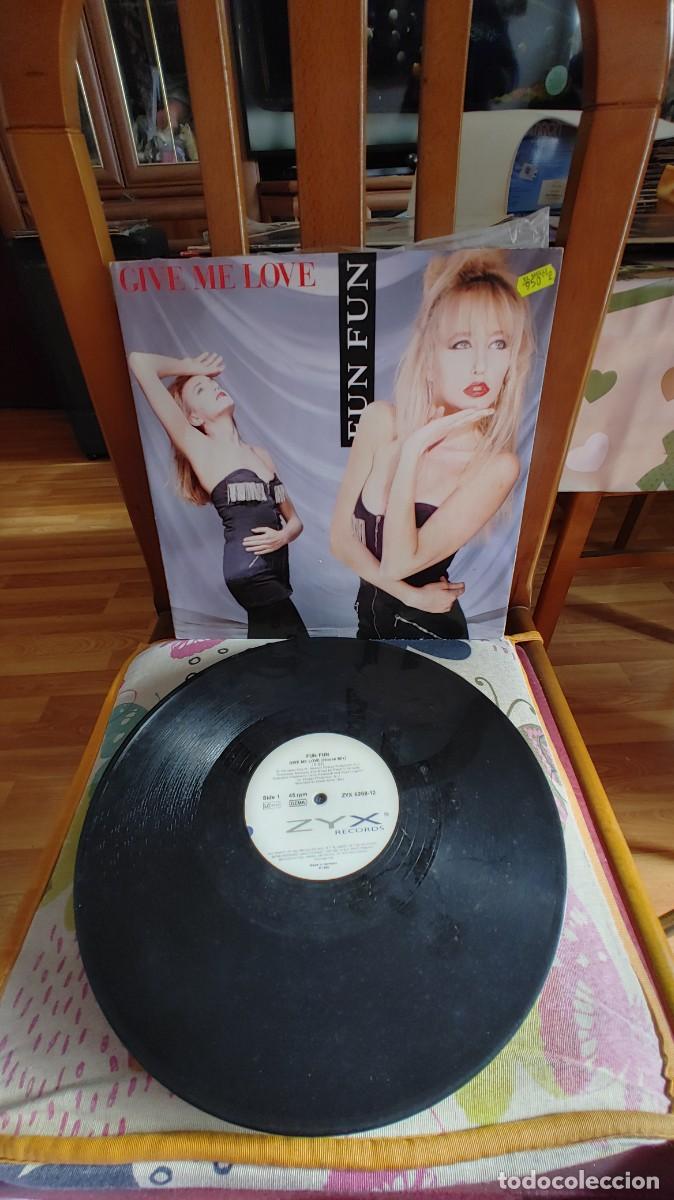 Discos de vinilo: FUN FUN-MAXI GIVE ME LOVE - Foto 1