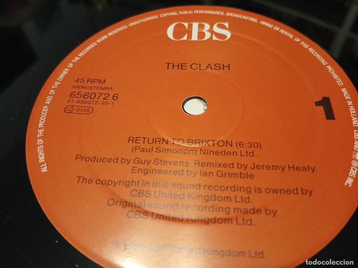 Discos de vinilo: The Clash &ndash; Return To Brixton (Extended Mixes)- (1990) maxi-single - Foto 2