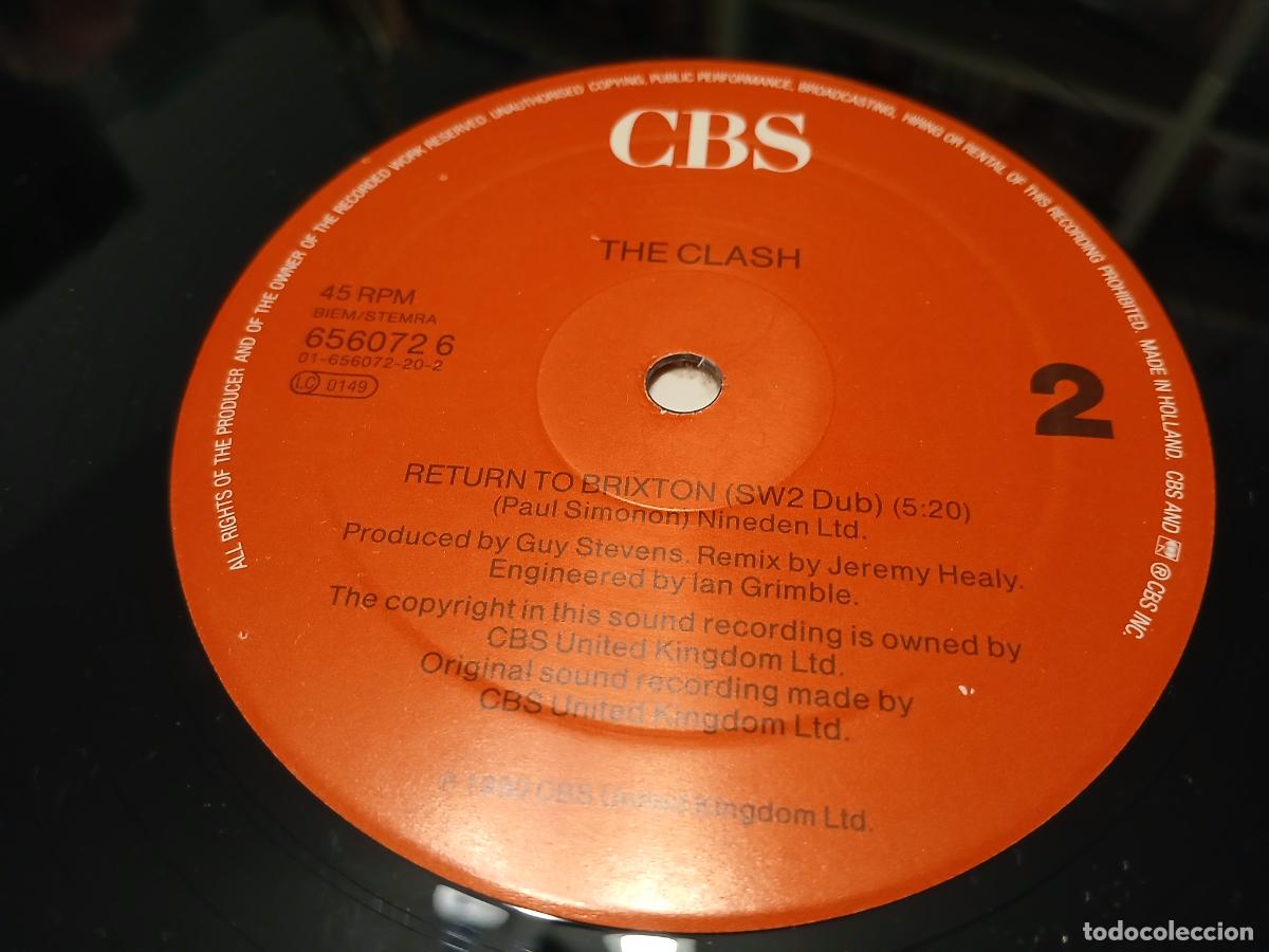 Discos de vinilo: The Clash &ndash; Return To Brixton (Extended Mixes)- (1990) maxi-single - Foto 3