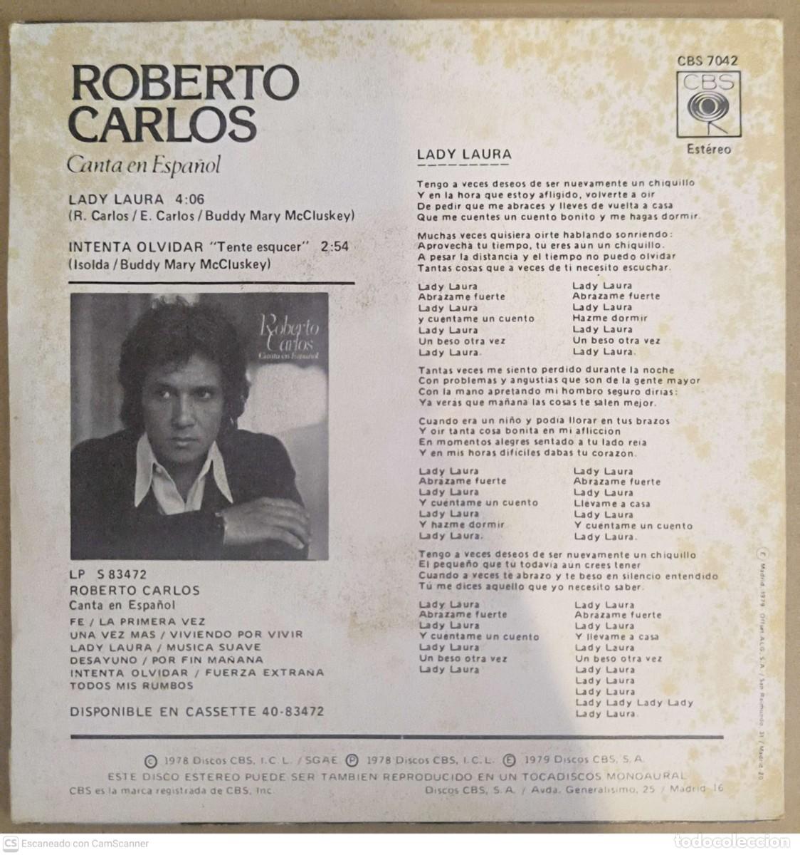 Discos de vinilo: ROBERTO CARLOS - LOTE 2 Singles - Foto 3