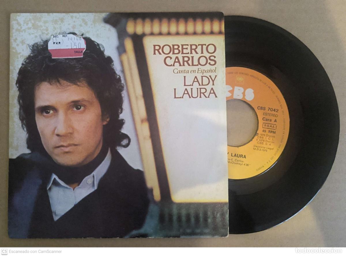 Discos de vinilo: ROBERTO CARLOS - LOTE 2 Singles - Foto 4